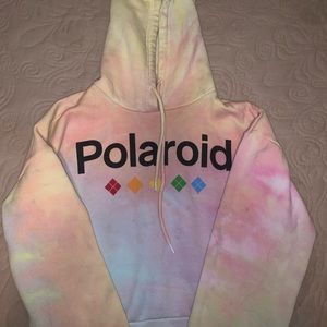 POLAROID CROP HOODIE